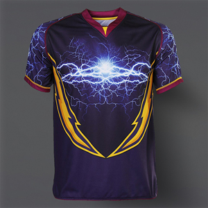 ชุดยูนิฟอร์มคริกเก็ตแบบระเหิดสำหรับมืออาชีพเสื้อผ้าคริกเก็ตเปิดลงปกเสื้อ - Product Image 2