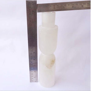 Made in India Supplier Alabaster <b>Marble</b> <b>Candle</b> Stand for Home Decor and Gifting in Different Size Design at Best Wholesale Rate - Product Image 3