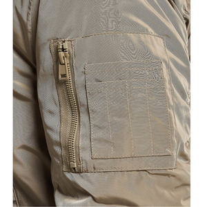 Blouson bombardier décontracté Slim Fit pour hommes fermeture éclair col montant plaid d'automne à l'intérieur de la mode manteaux coupe-vent blouson bombardier - Product Image 5