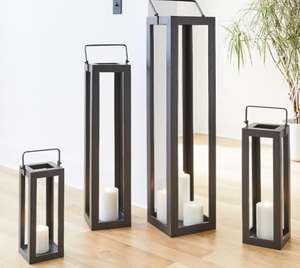 <b>Black</b> & Gold Coated Cast Aluminum <b>Lanterns</b> For Home And Wedding Tabletop Lighting Decoration <b>Candle</b> <b>Lanterns</b> - Product Image 3