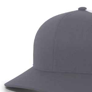 2025 verano transpirable de alta calidad ajustable Unisex lona cinco paneles cuerda sombrero para correr parche de PVC personalizado gorra de béisbol plateada - Product Image 5