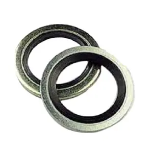 Personalizza la guarnizione del filo di gomma EPDM in metallo rondelle di tenuta incollate con rondella compatta