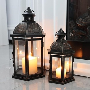 Luxury <b>Vintage</b> Large Xmas Lantern Modern Indoor Outdoor Spring Home Tabletop Christmas Decorations High Demand Factory Direct - Product Image 6