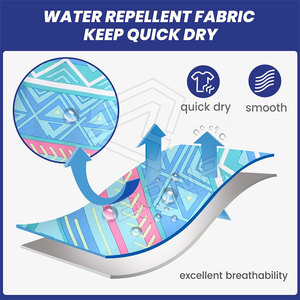 Pantalones cortos de playa de verano de nuevo diseño, pantalones cortos estampados de natación de secado rápido con cordón colorido para hombre - Product Image 2