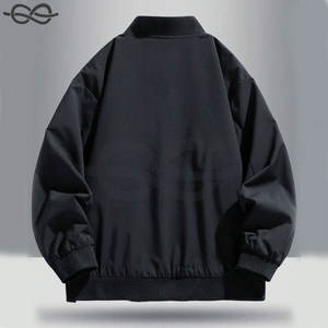 OEM personnalisé vente en gros hommes col montant fermeture éclair Baseball Bomber veste automne extérieur personnalisable élégant et durable - Product Image 2
