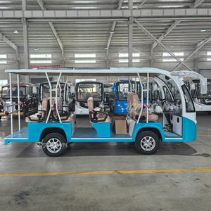 Autobús Turístico Eléctrico de Diseño Innovador Marca ZOWN, Transporte para Zoológicos, Diseño Abierto, Batería de 60V 100AH, Color Personalizado, 8-23 Asientos, 2 Años de Garantía - Product Image 4