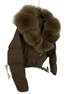 Down Jacket Women Short Puffer Jacket Thick New Big Natural Real <b>Fox</b> <b>Fur</b> Coat Autumn Winter Female White Duck Down Coat Feather - Product Image 5