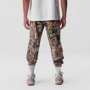 High-Quality Men's <b>Camouflage</b> Track Pants with Drawstring Waist and Pockets for Workout and Casual Wear - Product Image 2