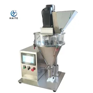 Automatische Packmaschine Dosenkaffeepulver-Kondiment-Auslöser-Abfüllmaschine mit Förderbandsystem