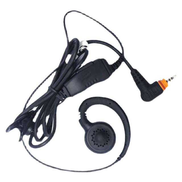 For motorola PMLN7188 Swivel Earpiece Walkie Two Way Radio Headset with Inline Microphone and Pushtotalk SL1K SL1M SL300 SL4000