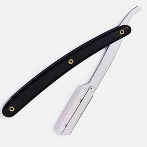 Maquinilla de afeitar recta de alto grado, cuchillas de afeitar de un solo borde, mango de madera ligero, maquinilla de afeitar de garganta cortada para peluquero - Product Image 2