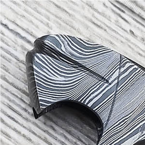 Tête de hache en acier damas fabriquée à la main avec des motifs en couches naturelles pour l'artisanat du bois en plein air et les projets d'outils rustiques - Product Image 6