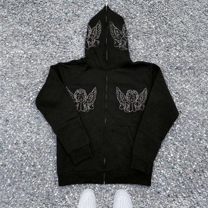 Vente en gros de sweat à capuche épais personnalisé avec impression 3D bouffante moussante décontractée personnalisée en 3D impression bouffante à capuche imprimée en 3D - Product Image 2