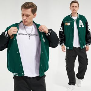 Chenille Broderie Manches En Cuir Personnalisé Varsity Veste Homme École Collège Baseball Équipe Hommes Letterman Bomber Veste Pour Hommes - Product Image 3
