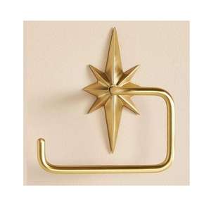 Porte-papier hygiénique mural de conception supérieure en acier inoxydable fini or pour rouleau de toilette vente chaude mural moderne - Product Image 4