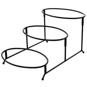 3 Tier <b>Pizza</b> Stands Prime Quality Black Color Pure Iron <b>Pizza</b> Stand Trending Design Restaurant <b>Pizza</b> Cake Fruits Stand - Product Image 2