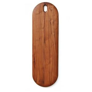 Tabla de cortar de madera de acacia rectangular grande de primera calidad con mango Ideal para cortar carnes, verduras y preparación en la cocina - Product Image 1