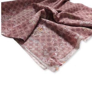 Bufanda de algodón de manga corta de estilo polvoriento más elegida Reiko Series Hijab con traje de moda de impresión digital de alta calidad - Product Image 1