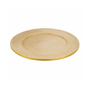 Assiette ronde en bambou tressé, écologique, non toxique, diamètre 350 mm, couleur personnalisée, décoration de table, dessous de plat, fabriqué au Vietnam - Product Image 4