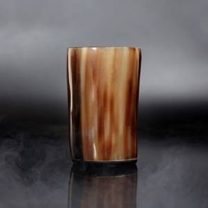 Tasse en corne indienne de vin Viking noir naturel de haute qualité Tendance dans les tasses à bière en corne de vache du pays européen - Product Image 2