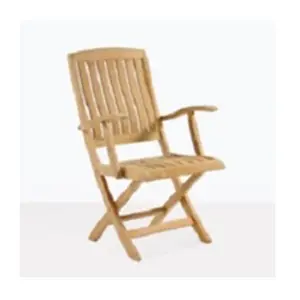 Como cheap folding chair outdoor chair made from solid teak wood frame with woven rope and outdoor cushion