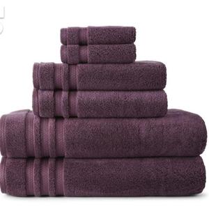 Ensemble de serviettes de couleur foncée en gros produit de style de vie quotidien usage domestique serviettes de qualité supérieure ensemble de serviettes multifonctions pour la maison - Product Image 1