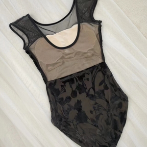 Leotardos de Gimnasia con Estampado Floral, Spandex, Sexy, Tallas Grandes para Mujer, Impresión Digital, Servicio OEM de Marca Personalizada - Product Image 2