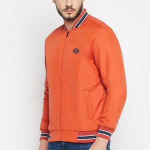 Blouson aviateur personnalisé pour hommes avec col montant de style de rue et fermeture à glissière Nouveau design pour l'hiver Service OEM disponible - Product Image 2