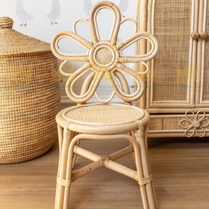 เก้าอี้เด็ก Drea-เฟอร์นิเจอร์สำหรับเด็กและอุปกรณ์ประกอบการถ่ายภาพจากแบรนด์เวียดนามสร้างขึ้นด้วยความงามของหวายธรรมชาติ - Product Image 1