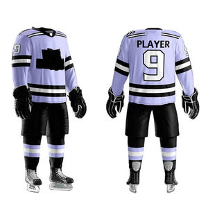 Uniformes de Hockey sobre Hielo de Primera Calidad, 100% Poliéster, con Logotipo Personalizado, Fabricación en Fábrica, Servicio OEM, Precio al por Mayor - Product Image 2