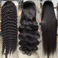Perruques de cheveux humains vietnamiens Body Wave Lace Front pré-épilées HD sans colle 13x4 13x6, perruque frontale complète en dentelle pour femmes noires