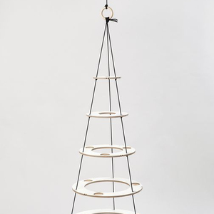 Hanging Outdoor New Stylish Tree Design Metal Christmas Tree with Dust Resistant Eco-Friendly Lightweight Tabletop Base for Sale - Product Image 1