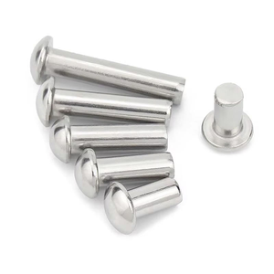 Remache de Cabeza Redonda de Aluminio Personalizado, Sujetador Metálico Sólido de M1 a M30 para Ferretería Industrial - Product Image 1