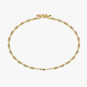 Pulsera de tenis con forma de flor de diamante cortado en oro amarillo de 18 quilates Brazaletes y pulseras elegantes de moissanita para ella - Product Image 3