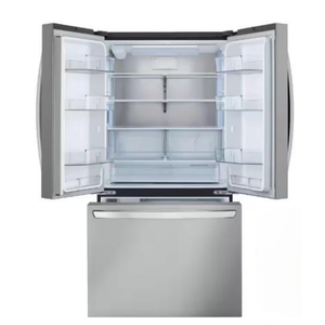 23 Cu. Réfrigérateur à porte française à 4 portes, compatible avec panneau encastrable, profondeur standard - Gris - Product Image 3