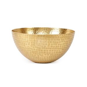 Cuencos de utensilios de cocina Diseño antiguo Cuenco de exhibición y servicio de alimentos de metal Color dorado Espejo pulido Uso de restaurante y hotel - Product Image 3