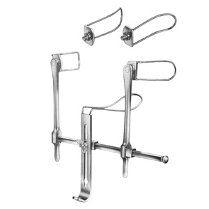 Écarteurs abdominaux de Gosset, instruments chirurgicaux orthopédiques manuels en acier inoxydable, Classe I - Product Image 1