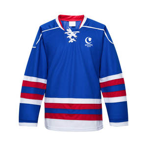 Le plus populaire concevez votre propre logo maillot de hockey sur glace grande taille maillot de hockey sur glace pour adulte - Product Image 1