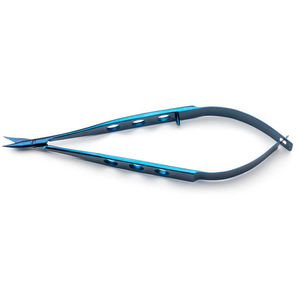 Tijeras de microprecisión de 11,5 cm, punta fina, acero inoxidable, calidad superior, comodidad manual, microtijeras de resorte - Product Image 1