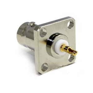 <span class=keywords><strong>RF</strong></span> nối BNC nữ 4 Lỗ Hàn điện năng lượng mặt trời cắm thiết bị đầu cuối bảng điều khiển kết nối thiết bị đầu cuối Độ chính xác cao kết nối - Product Image 2