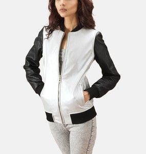Chaqueta de cuero directa de fábrica para mujer, abrigo de motociclista de cuero Real ajustado de invierno, ropa de abrigo informal de moda para mujer - Product Image 6