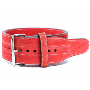 Cinturones de Gimnasio de Cuero Genuino Grueso de Doble Hebilla Personalizados para Sentadillas, Peso Muerto, Entrenamiento de Fuerza, Levantamiento de Pesas y Potencia - Product Image 5