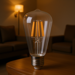 Ampoule LED à filament 4W E27, éclairage écoénergétique - Product Image 3