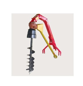 Foret à tarière hydraulique industriel pour excavateur, accessoire de forage de terre avec dents en acier solide - Product Image 3