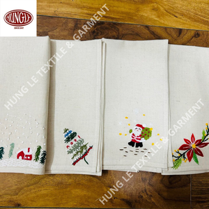 ที่รองแก้วปักด้วยมือปรับแต่งได้ผ้าดีไซน์รูปสัตว์ดอกไม้ที่สง่างามสำหรับโอกาสแสดงความยินดี - Product Image 2