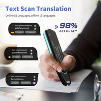 Stylo traducteur intelligent à numérisation de texte en temps réel, mémoire 16 Go, écran couleur 3,99 pouces, traduction hors ligne/en ligne, Android
