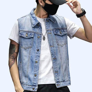 Gilet en jean pour homme d'hiver respirant de la meilleure qualité, sur mesure, 100% coton, vêtements d'extérieur en stock, faible MOQ - Product Image 6