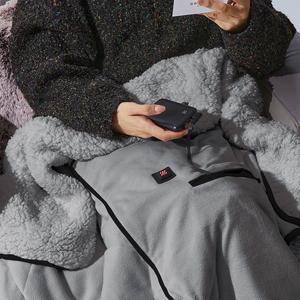 3in1 Fast Heat 3 <strong>Heating</strong> Levels Portable Battery Operated Electric <strong>USB</strong> Heated Blanket for Car Home Office - Product Image 1