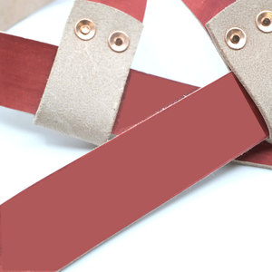 Correas de levantamiento de cuero de alta resistencia, correas de soporte fuertes para uso en gimnasio y entrenamiento con pesas - Product Image 2