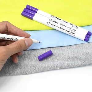 Stylos marqueurs pour tissu effaçables à l'eau, pointe ronde de 1 mm, encre disparaissante, stylos pour tissu à encre auto-effaçable, stylo soluble dans l'eau - Product Image 4